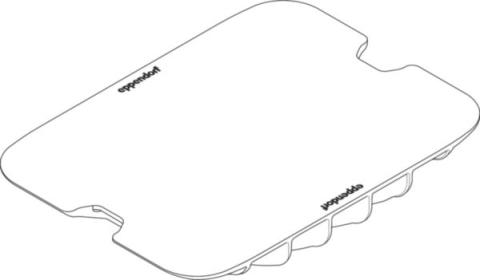Plate bucket bottom element S-4-104