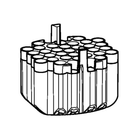 Adapter f.tubes 16x100mm S-4xUniversal-L