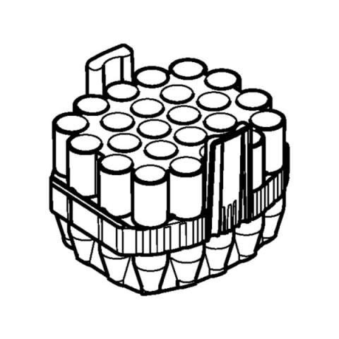 Adapter 5/15mL/Plate S-4xUniv-L, 2 pcs